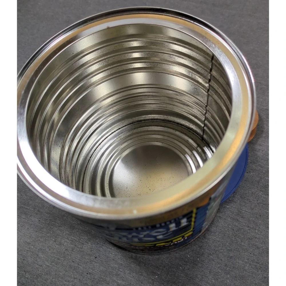 Vtg Maxwell House Coffee Large Tin Can wLid Artist Teddy Edinjiklian Spring 2005